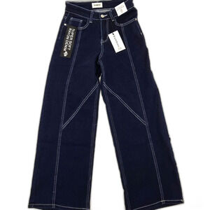 Bamboo Baggy Blue Jeans Size 5 NWT